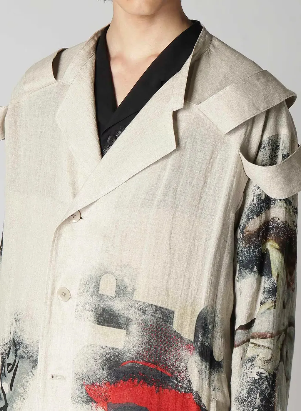 Epaulet Pattern Casual Jacket