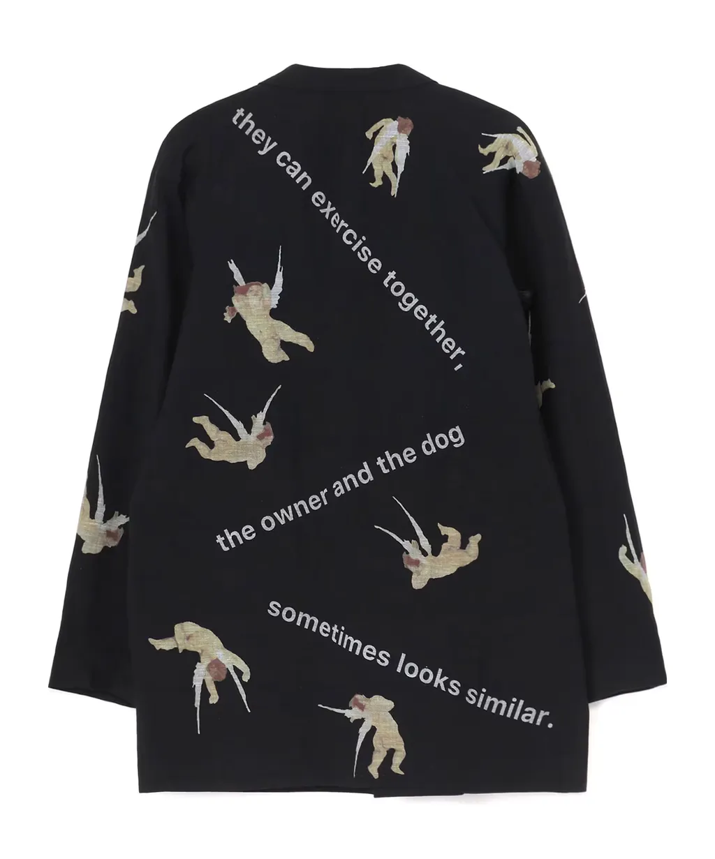 Angel Pattern Casual Jacket