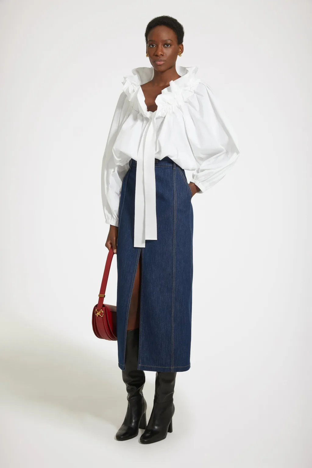 Semi-Round Shoulder Bag