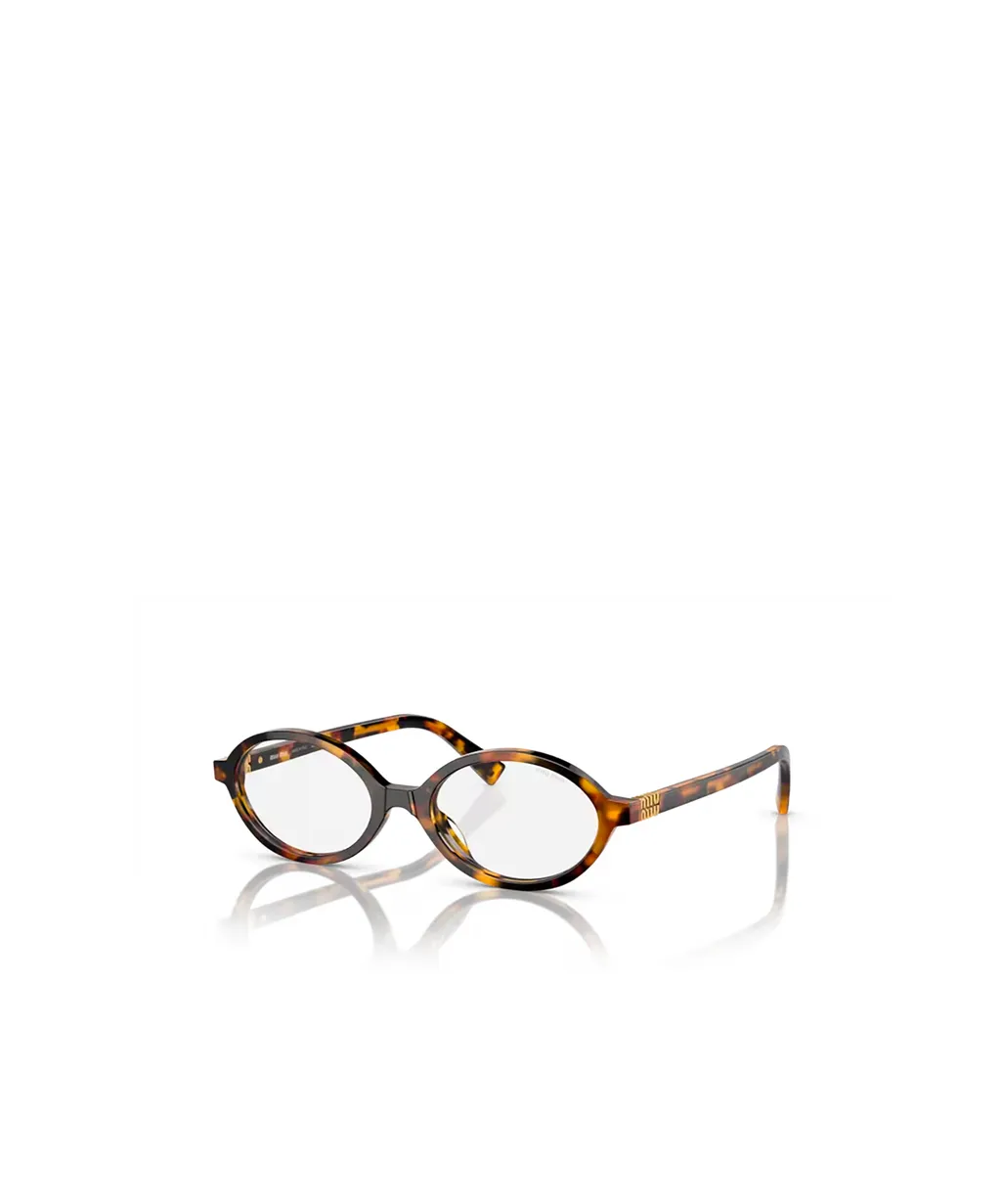 Miu Miu Eyewear Oval Frame Glasses