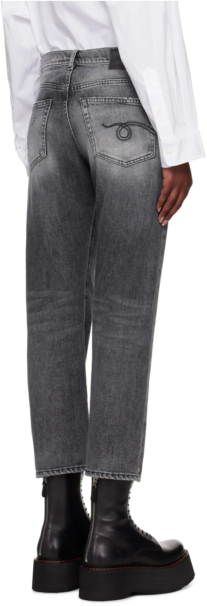 Cropped Boyfriend Jeans