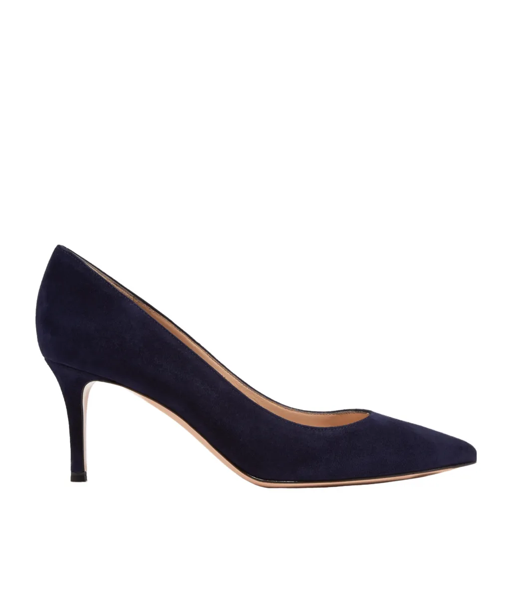 Gianvito Rossi Pointed-Toe Slip-On Pumps