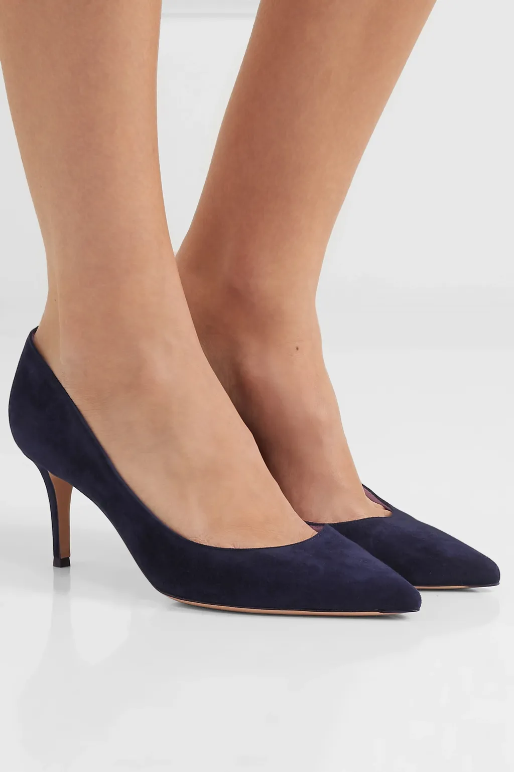 Gianvito Rossi Pointed-Toe Slip-On Pumps