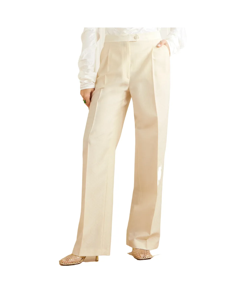 Wide-Legged Casual Pants