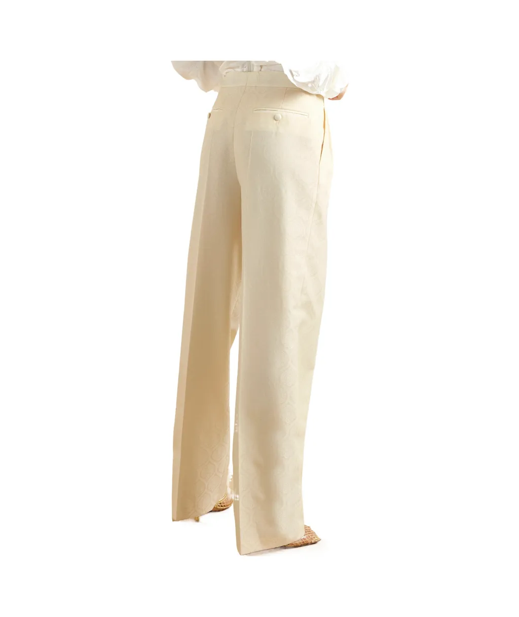 Wide-Legged Casual Pants