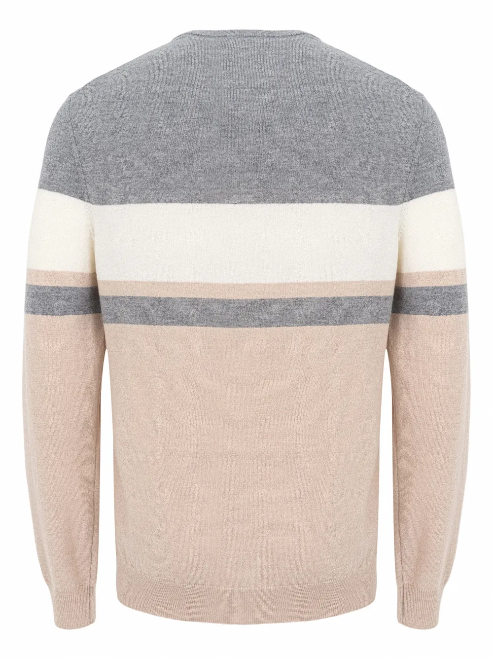 Peserico Stripe-Detailed Crewneck Jumper