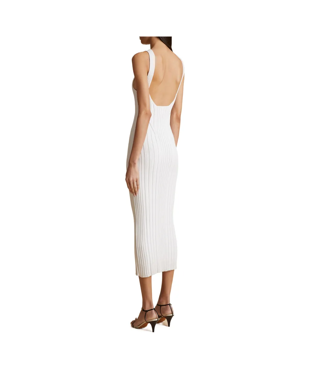 Ottilie Ribbed-Knit Dress