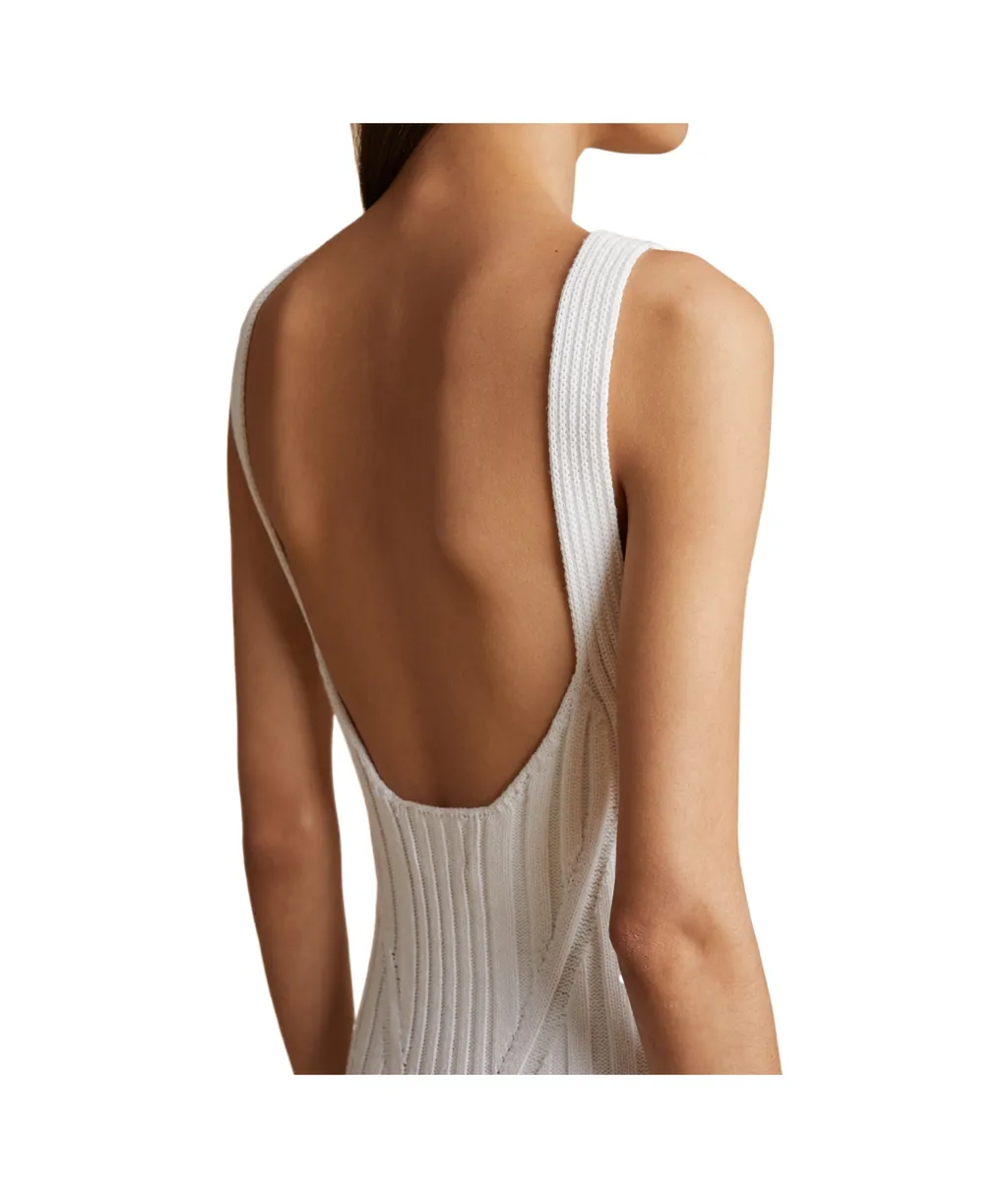 Ottilie Ribbed-Knit Dress