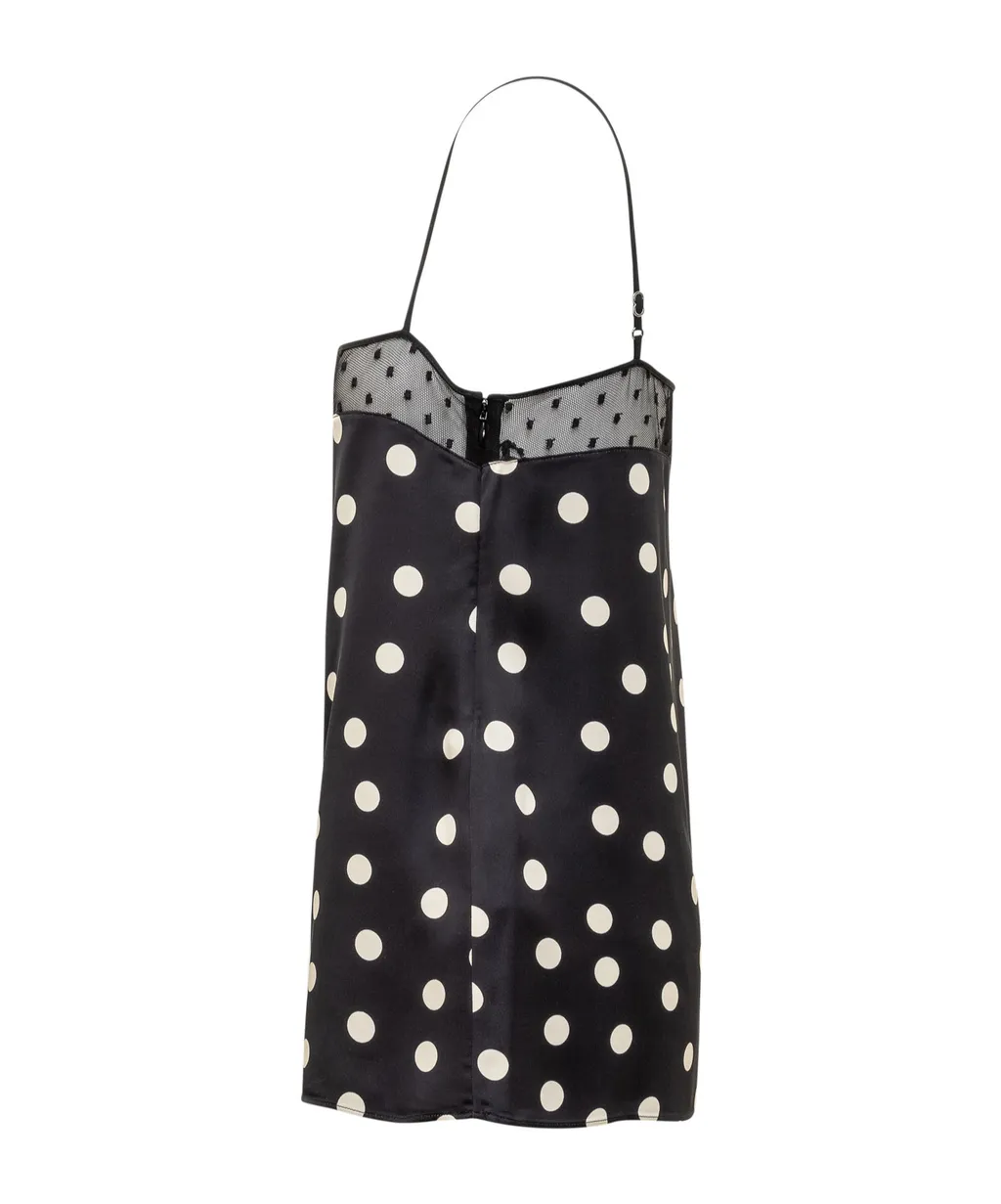 Stella Mccartney Layered Polka Dot Print Top
