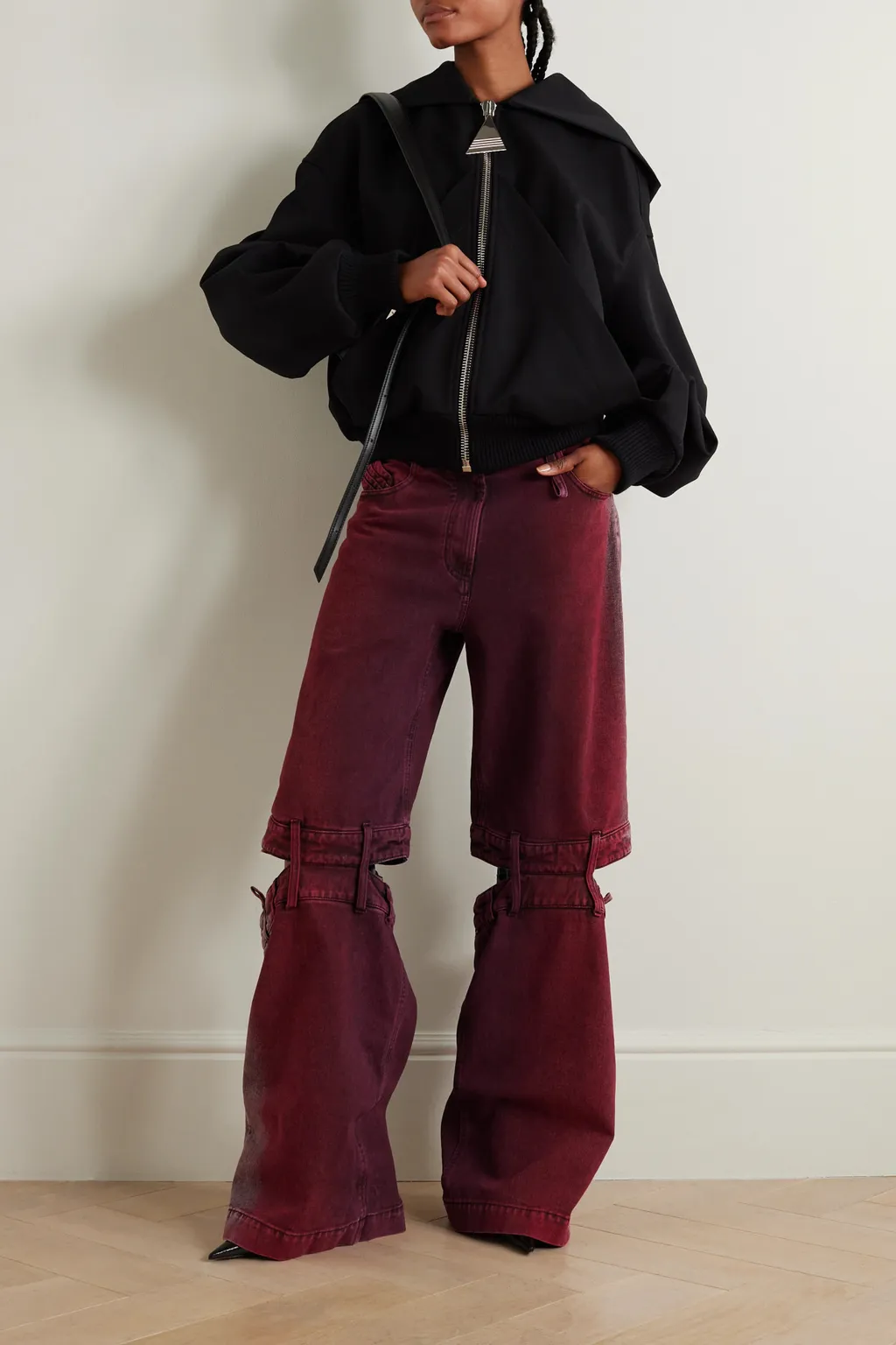 Belt Ring Denim Trousers