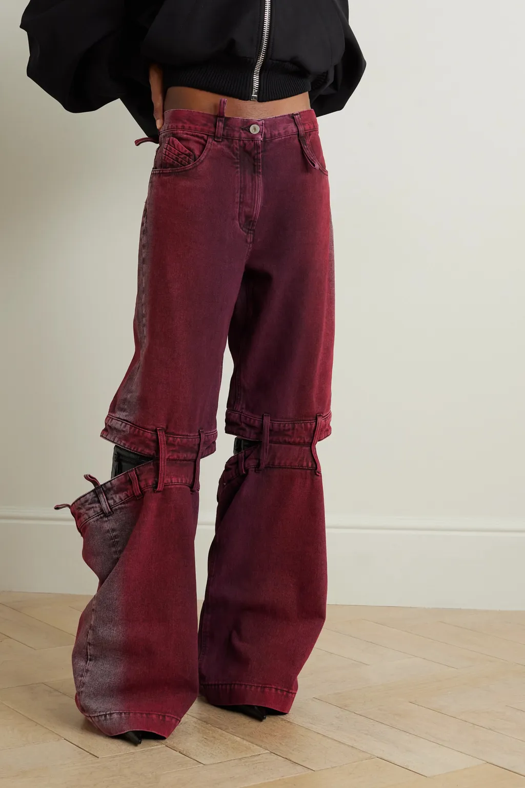 Belt Ring Denim Trousers