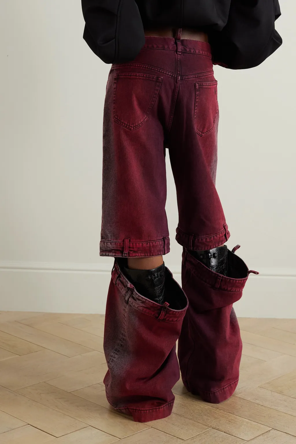 Belt Ring Denim Trousers
