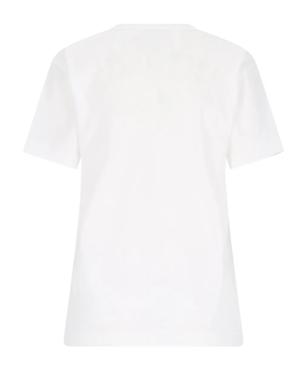 Comme Des GarÇOns Play Double Heart Crewneck T-Shirt