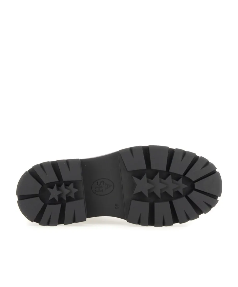 Round-Head Laced Short Boots