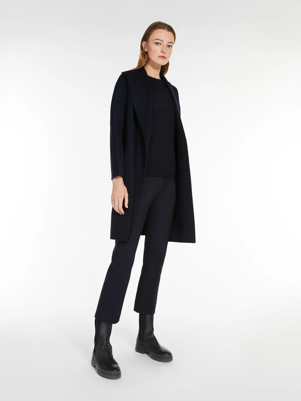 's Max Mara Belted Long-Sleeved Coat