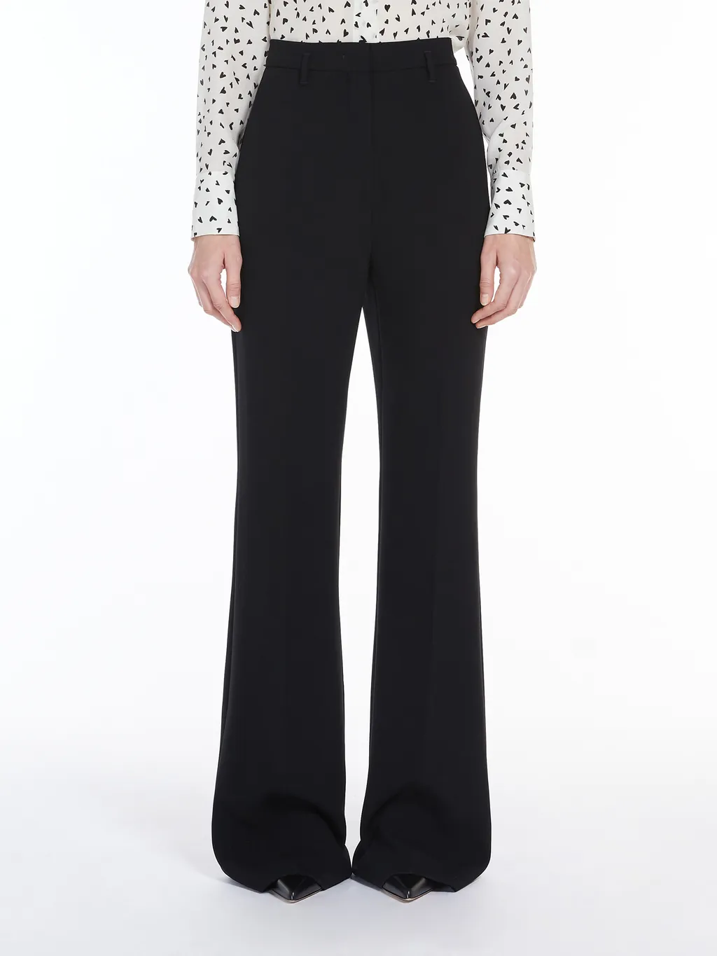Max Mara Studio Pleat Detailed Straight Leg Trousers