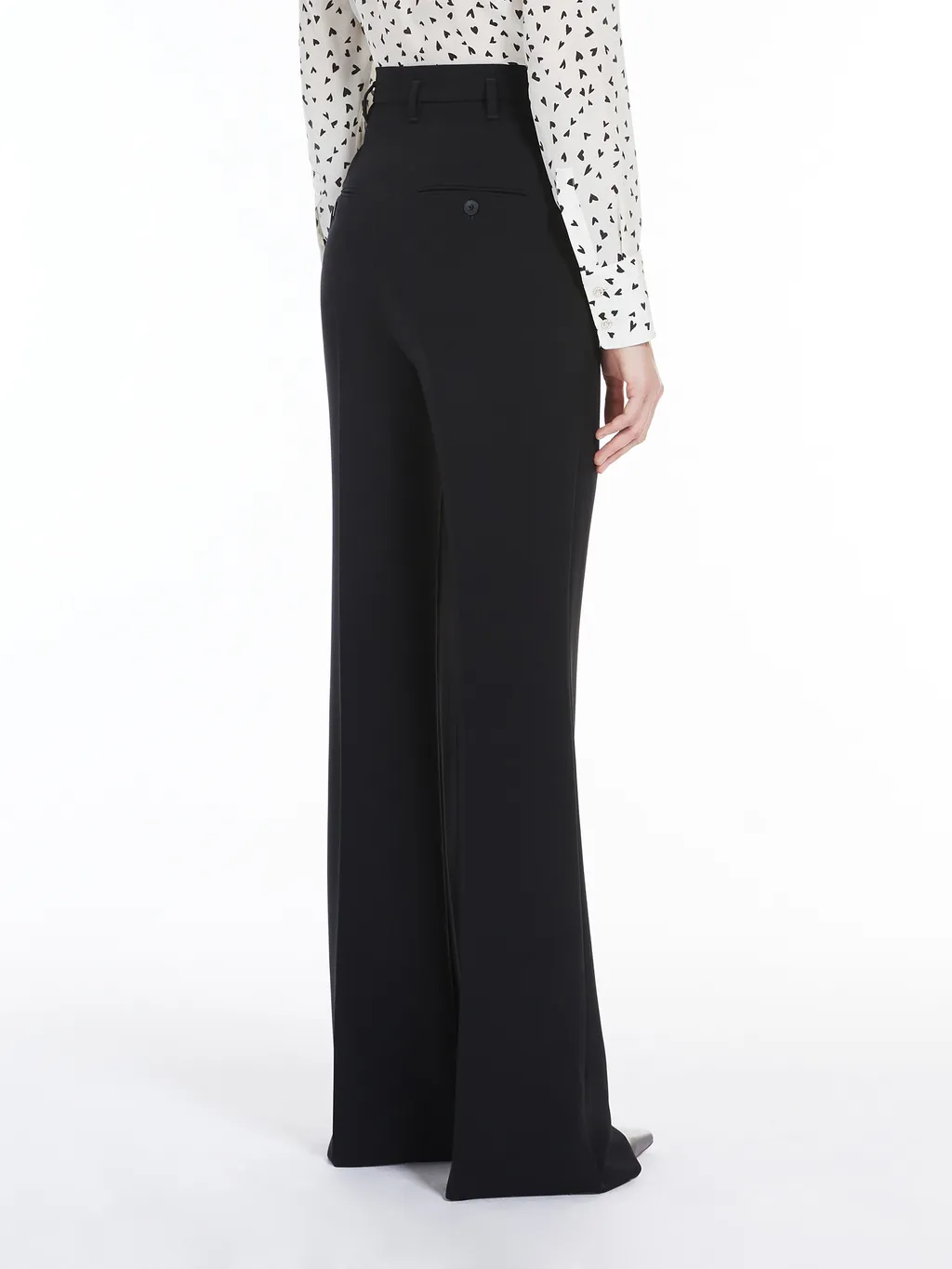 Max Mara Studio Pleat Detailed Straight Leg Trousers