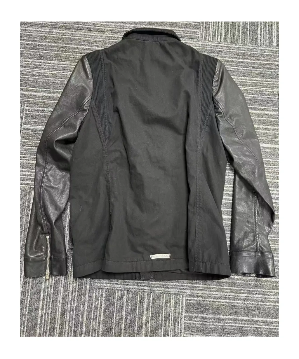 Splice Stand-Neck Casual Jacket