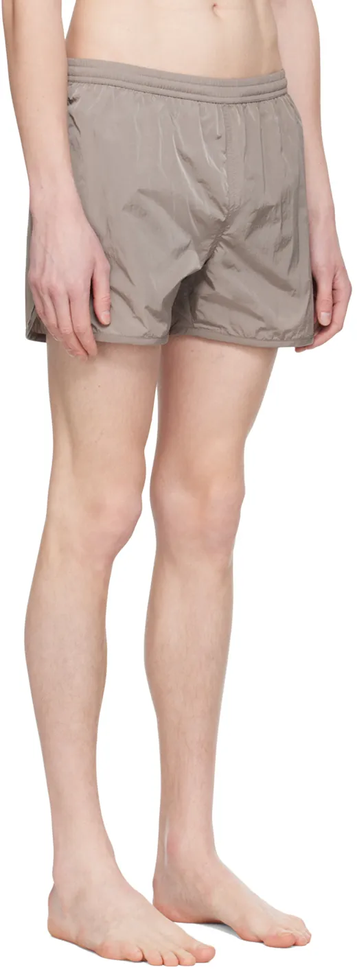 Ami Elastic Waistband Swim Shorts