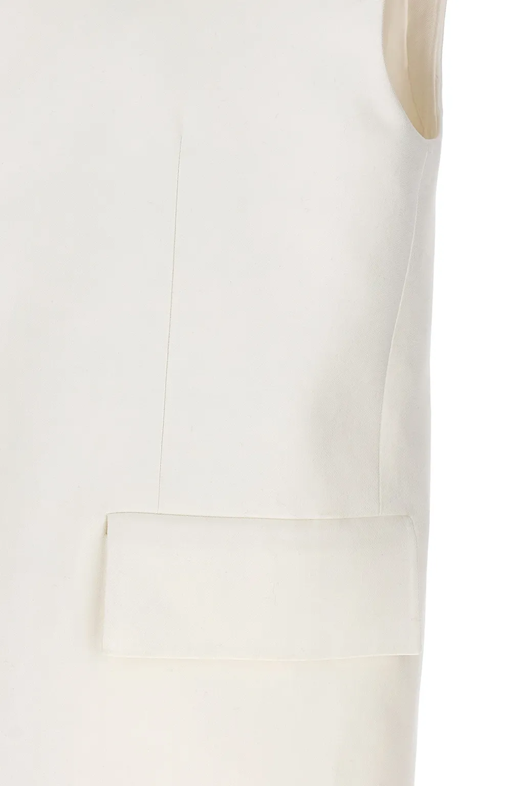 Jil Sander Straight Hem Oversized Tailored Vest