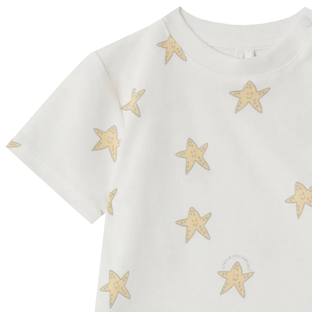 Stella Mccartney Kids Star-Printed Crewneck Dress