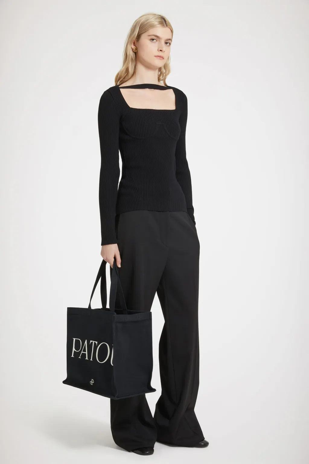 Patou Large Patou Top Handle Bag