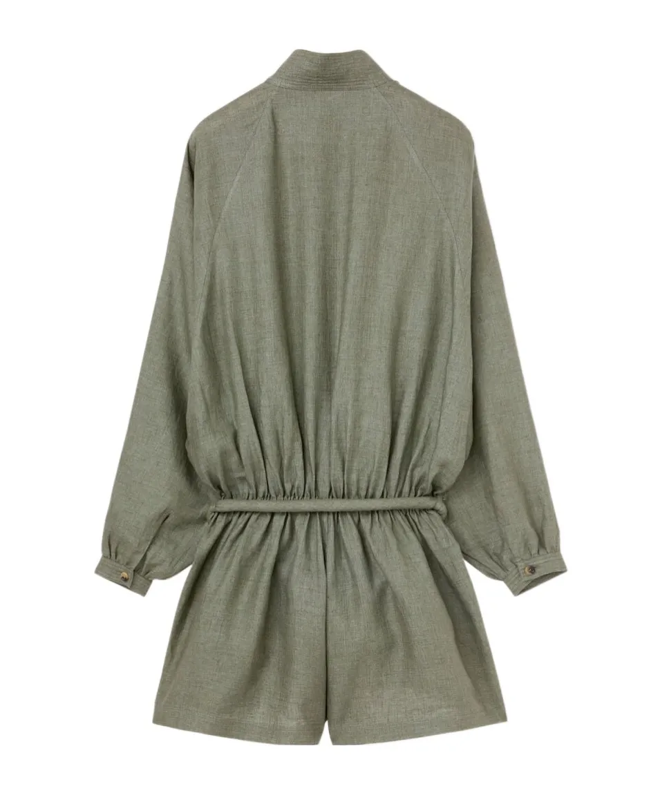Rose Long-Sleeved Jumpsuit