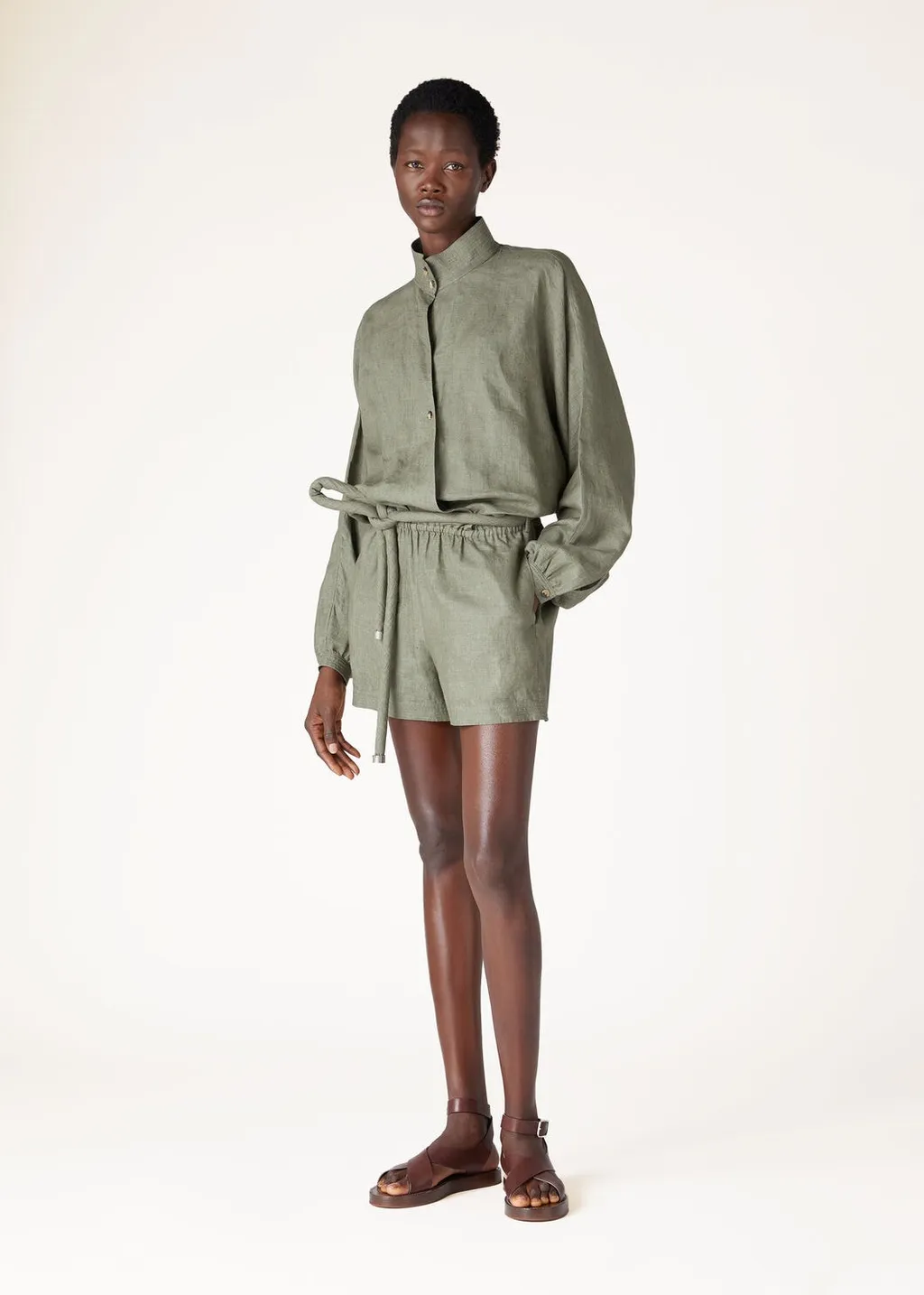 Rose Long-Sleeved Jumpsuit