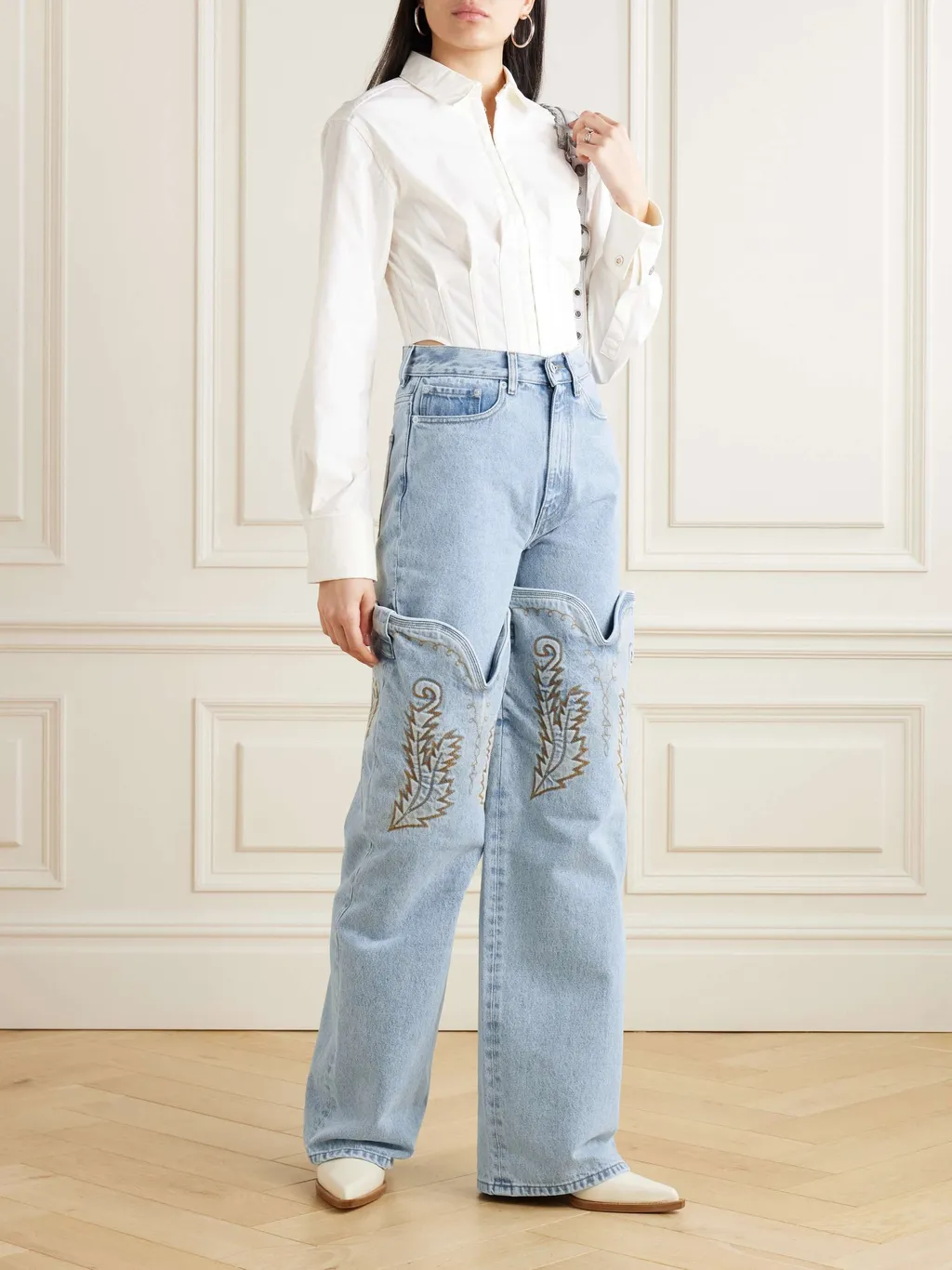 Evergreen Maxi Cowboy Cuff Jeans