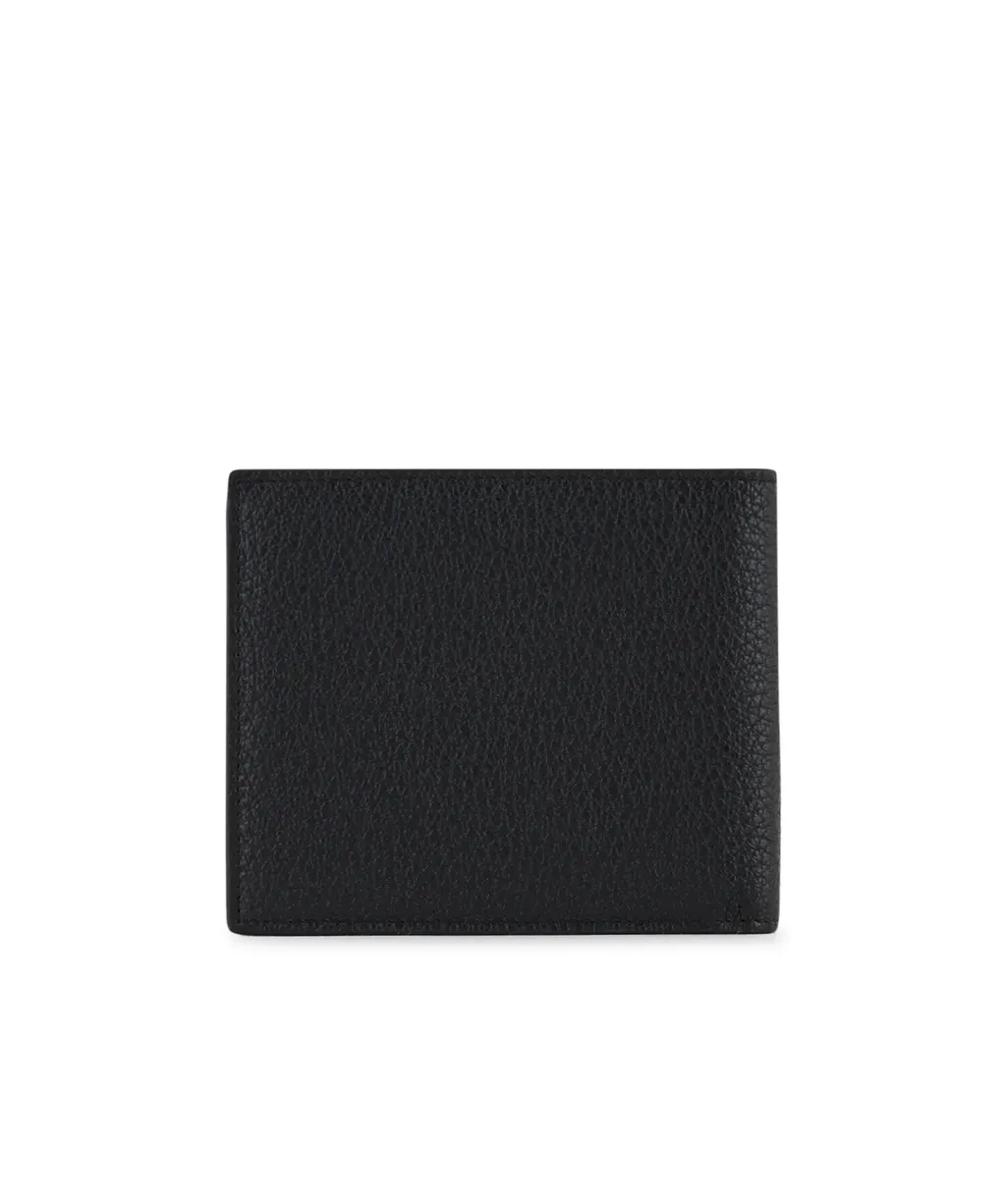 Grained-Textured Leather Wallet