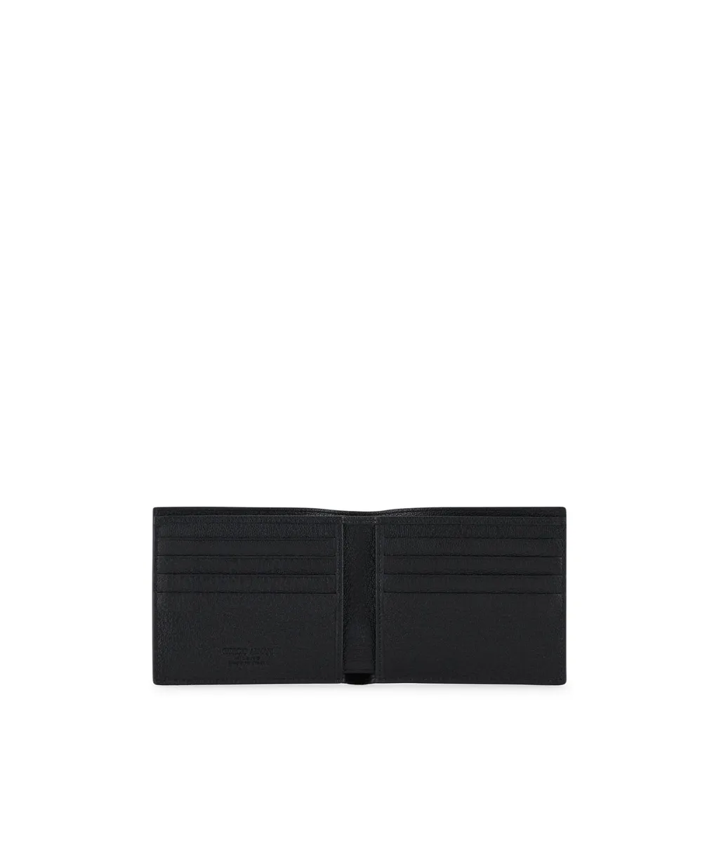 Grained-Textured Leather Wallet