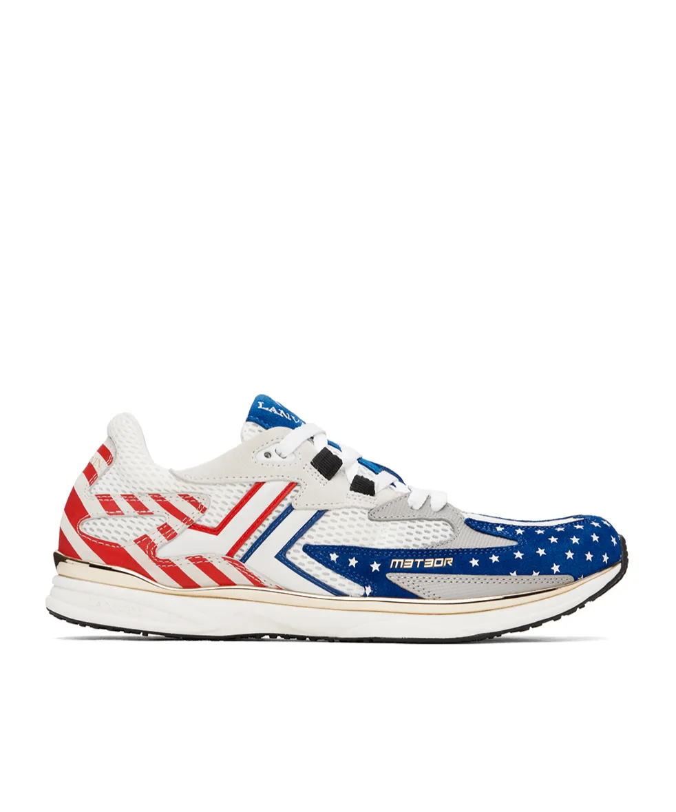 Meteor Colour-Block Panelled Sneakers