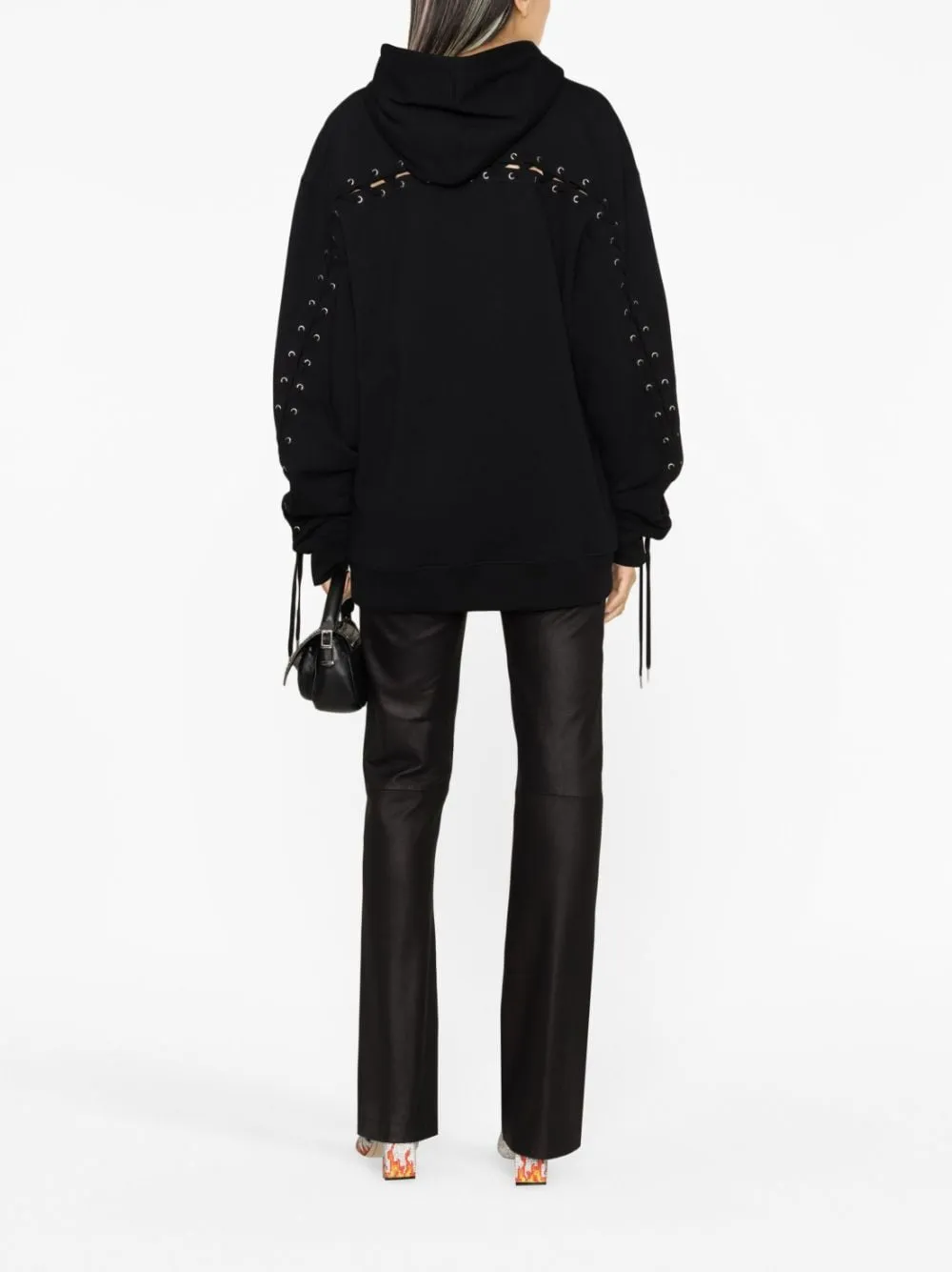 Printed Lace Sweater