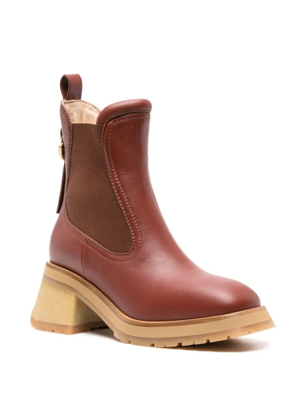 Gigi 70Mm Leather Chelsea Boots