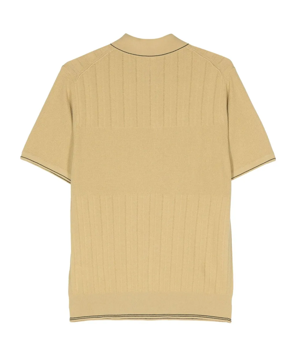 Knitted Cotton Polo Shirt