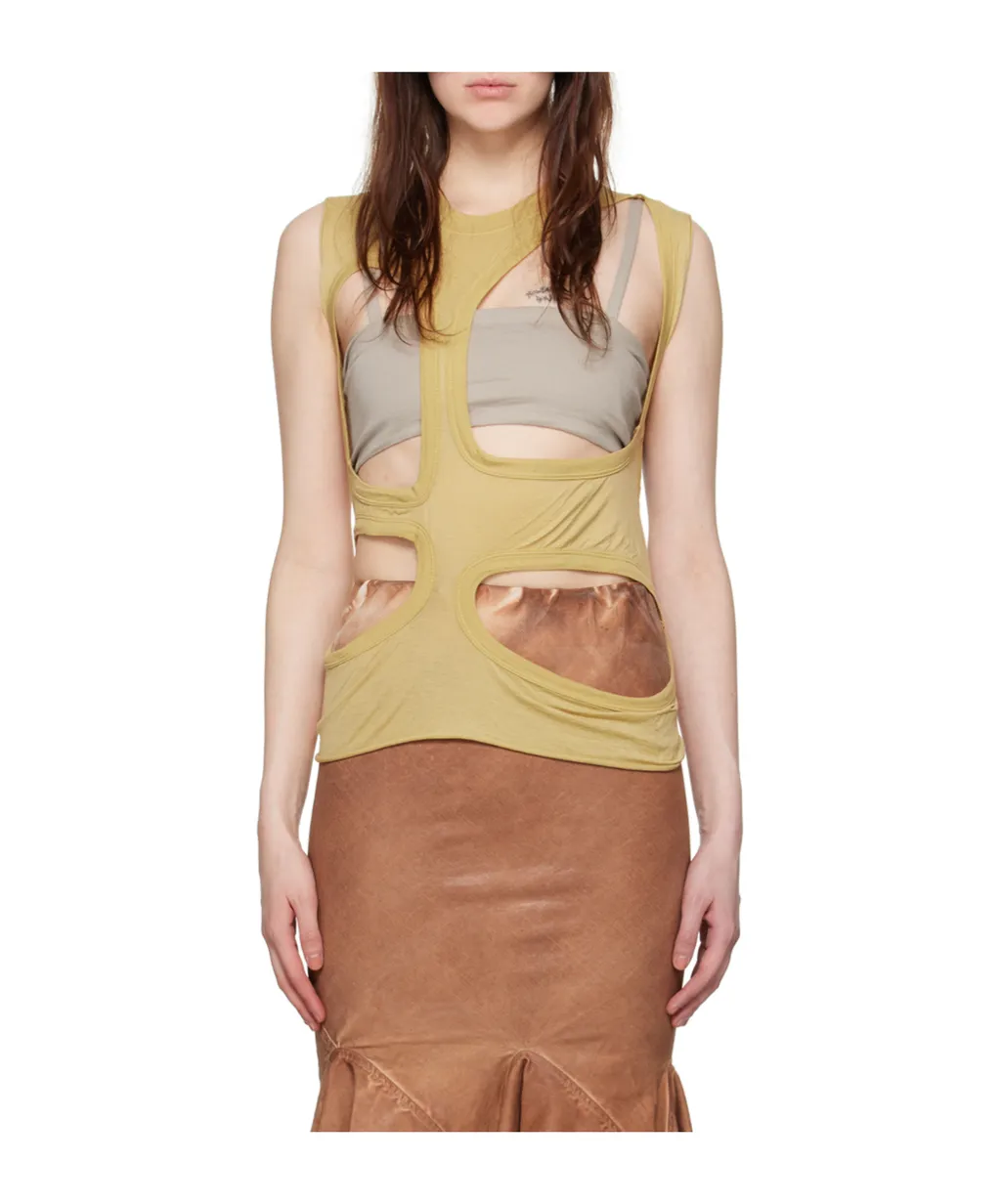 Hollow-Out Design Vest