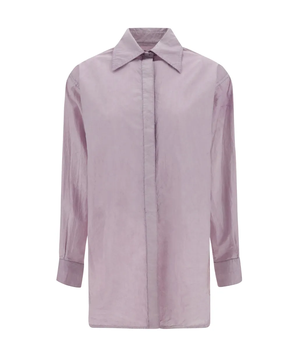 Crinkled Cotton Shirt