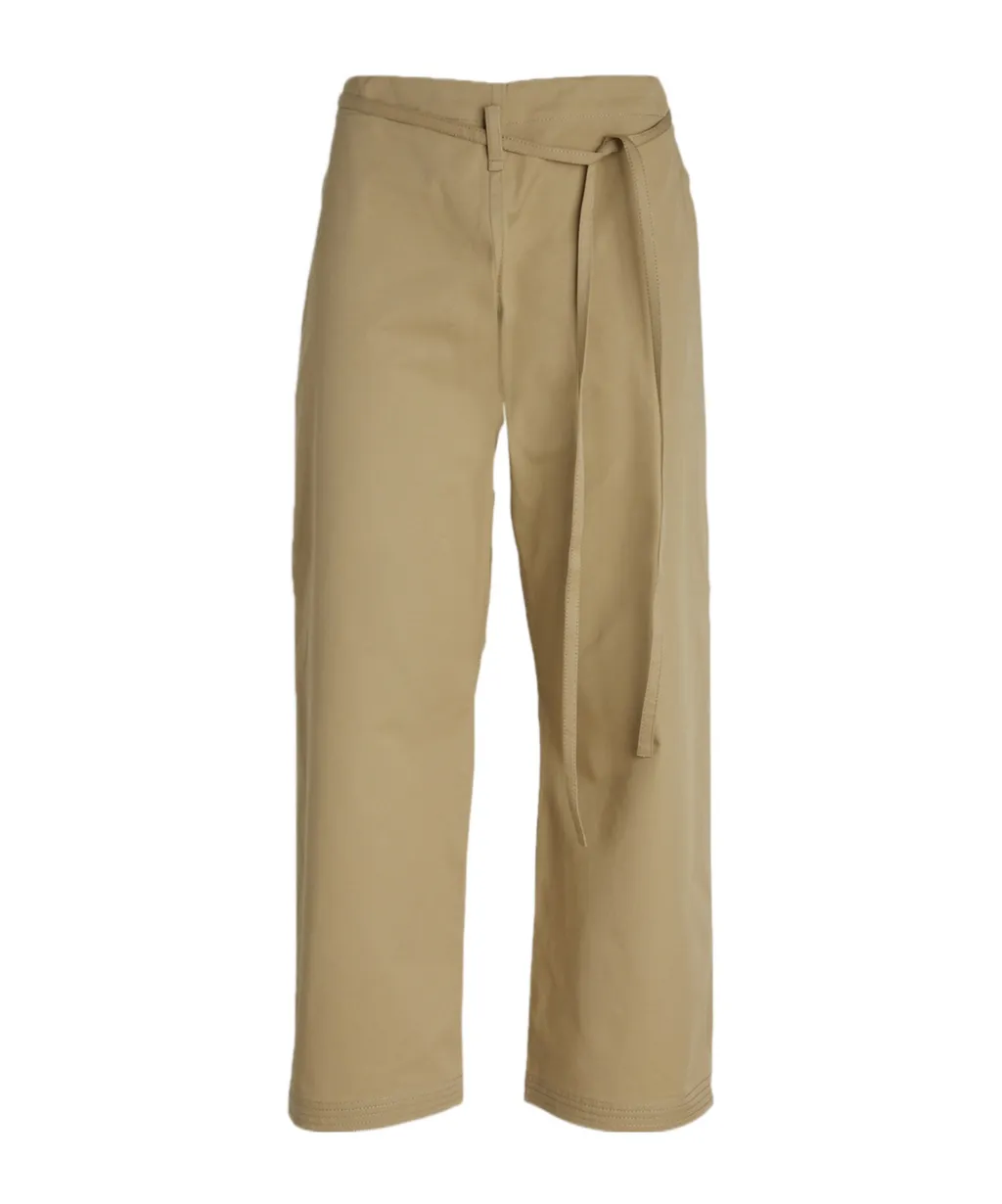 Quira Belted Cropped Trousers