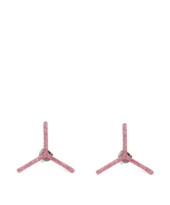 Y/Project Logo Shaped Earrings