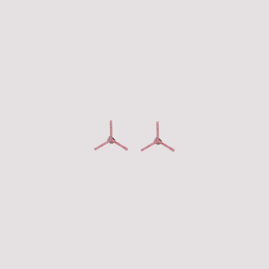 Y/Project Logo Shaped Earrings