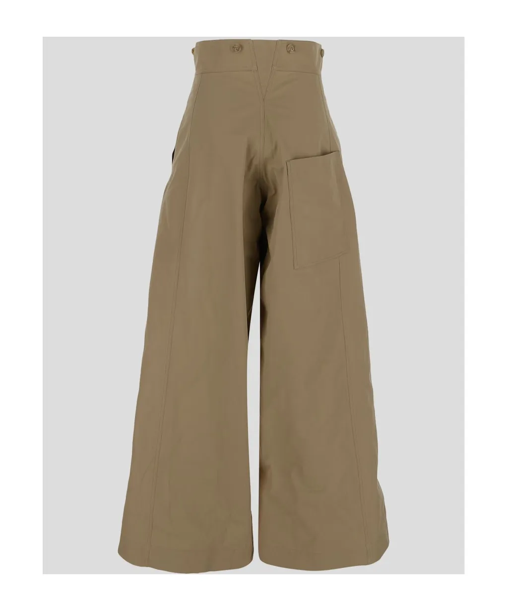 Wide-Leg Casual Pants