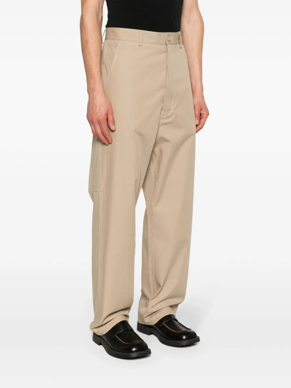 Mm6 Maison Margiela Straight Leg Tailored Trousers