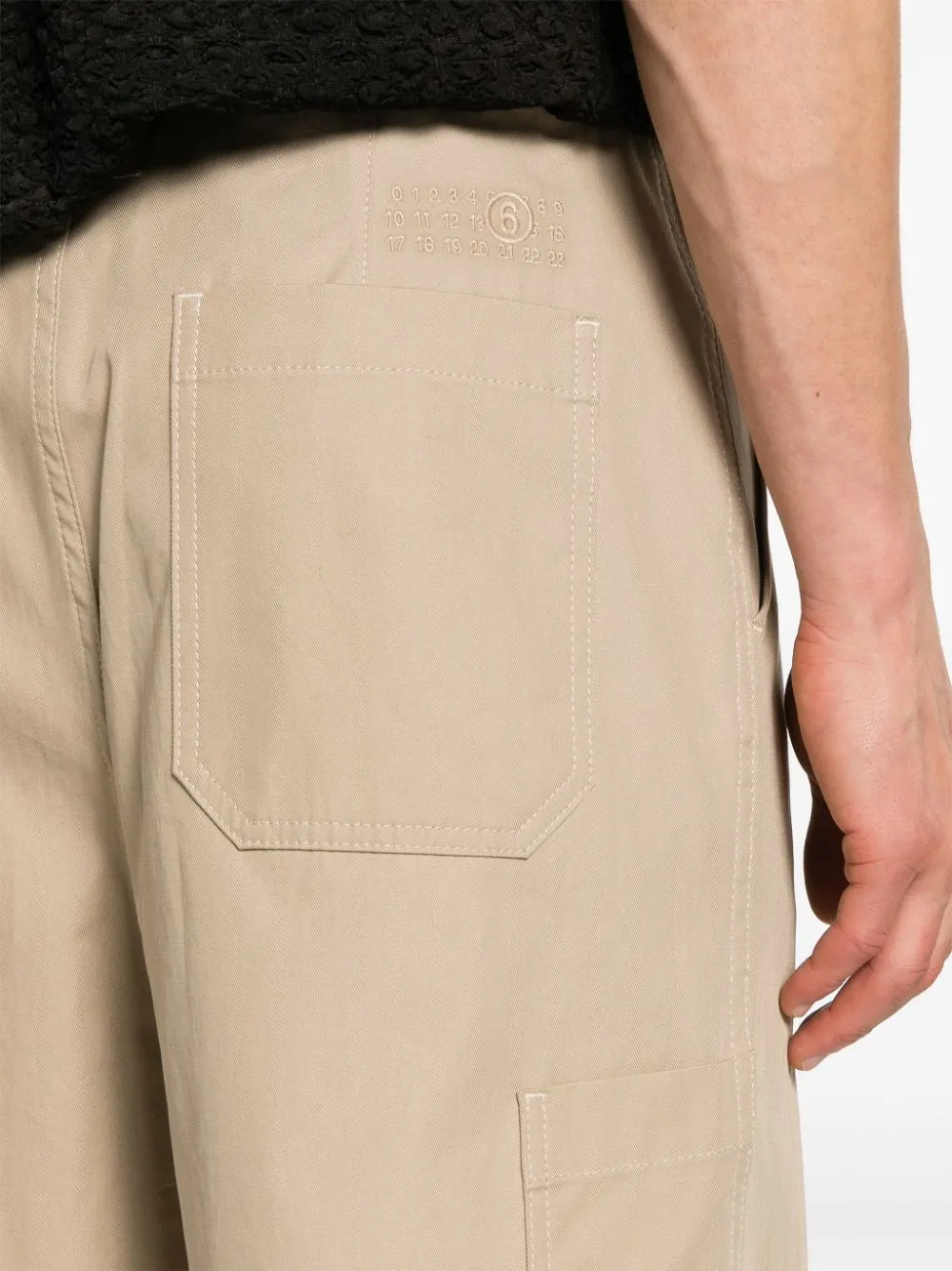 Mm6 Maison Margiela Straight Leg Tailored Trousers