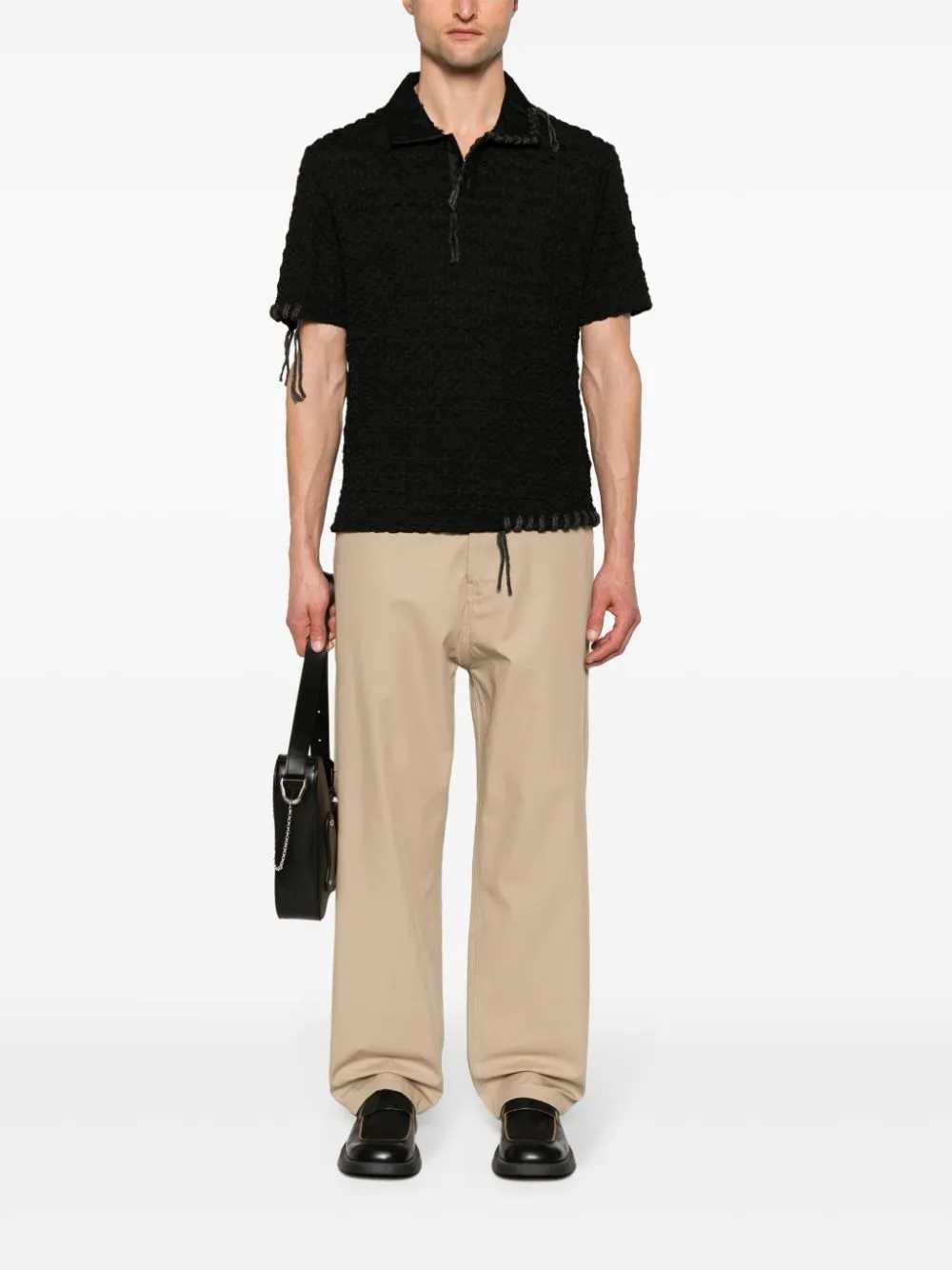 Mm6 Maison Margiela Straight Leg Tailored Trousers