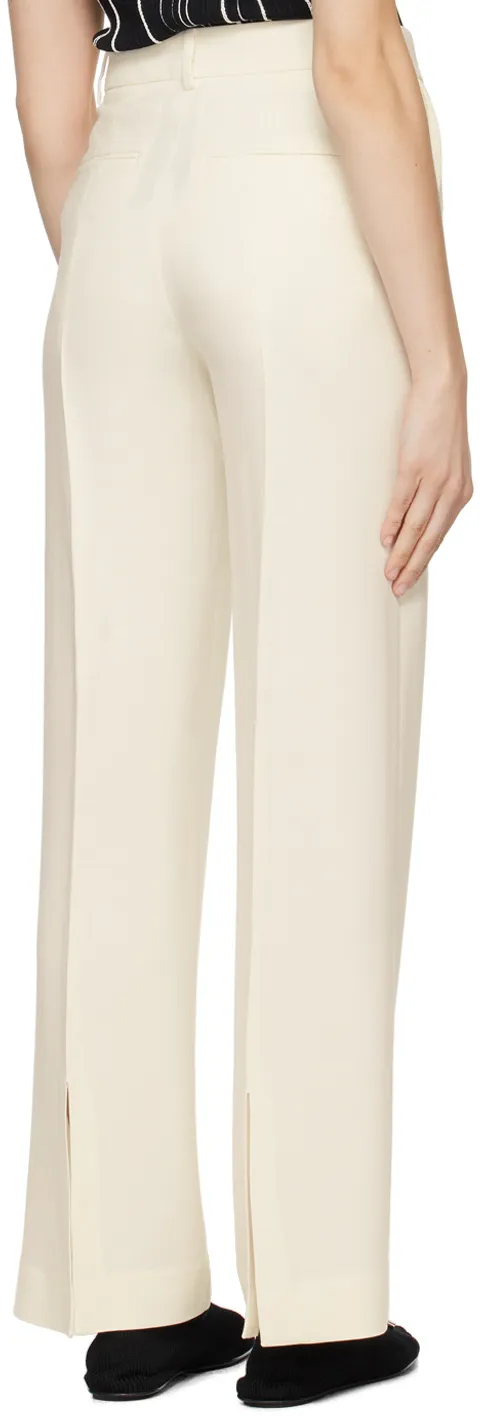 Straight-Leg Tailored Trousers