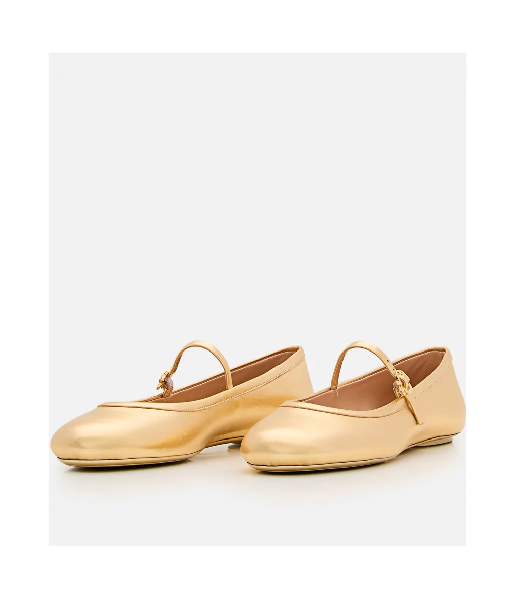 Carla Buckled Ballerina Shoes