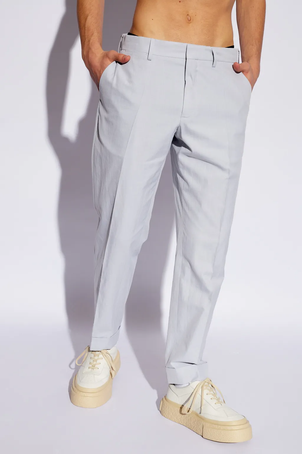 Belt Ring Casual Pants