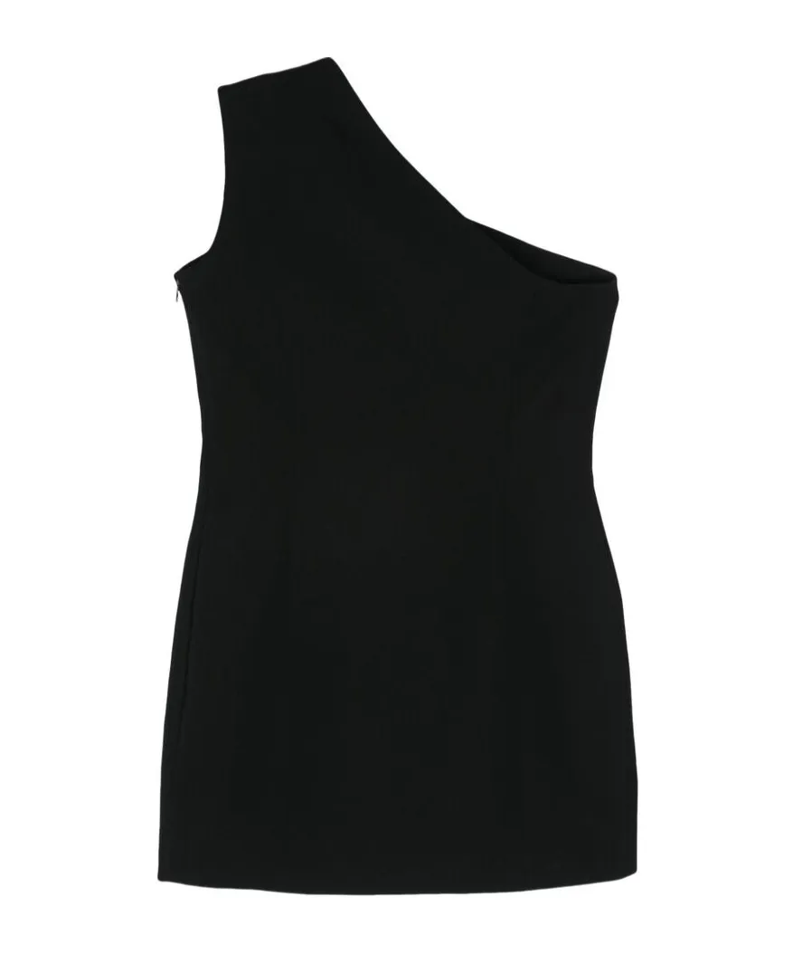 Balmain One Shoulder Mini Skirt