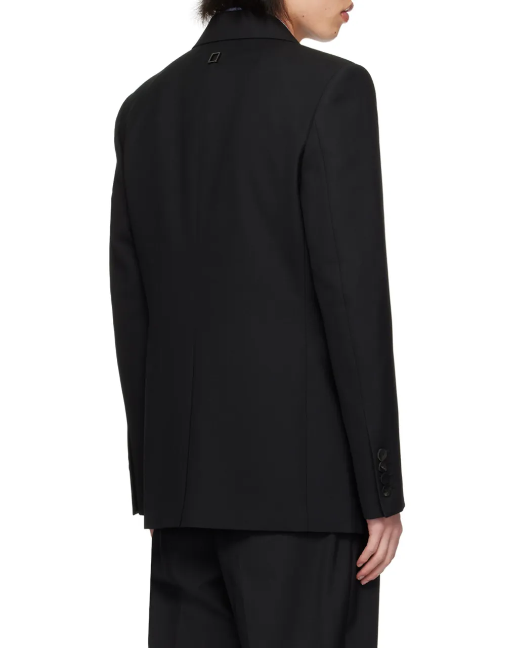 Slim Single-Breasted Suit Jacket