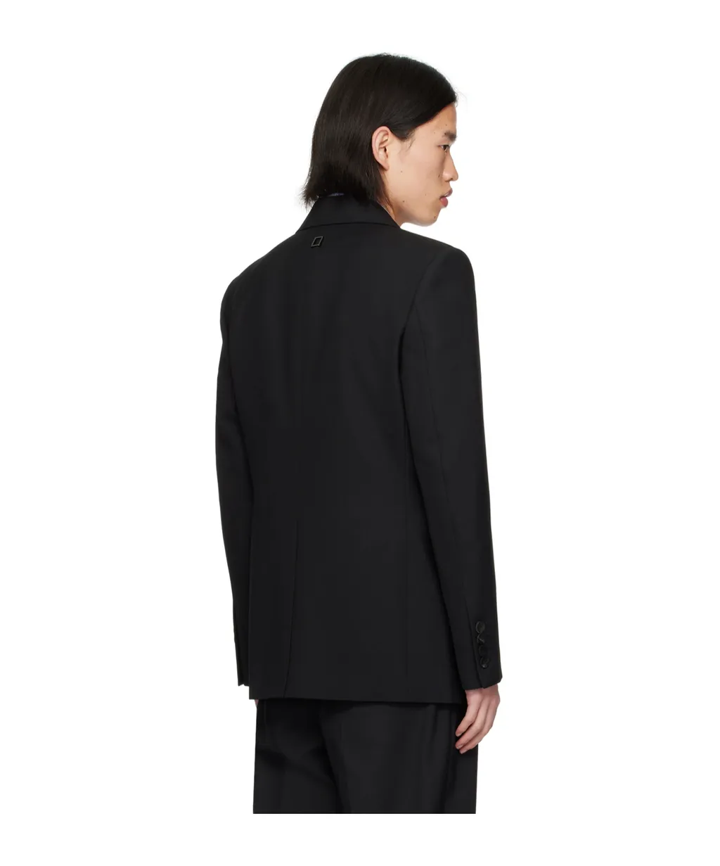 Slim Single-Breasted Suit Jacket